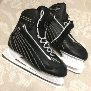 NWOT NIB Black VIC Hockey Ice Skates